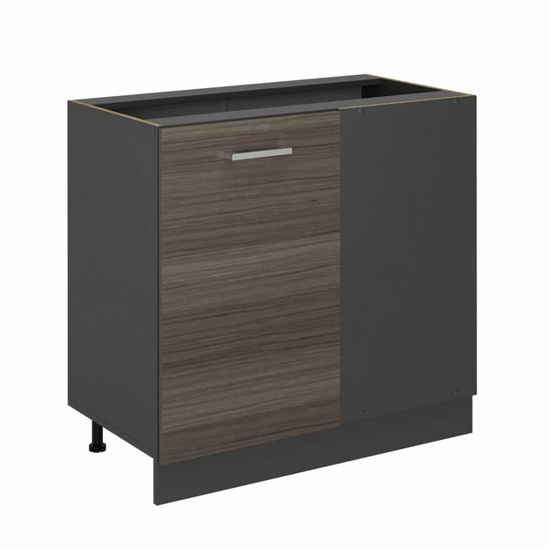 Vicco Eckunterschrank R-Line, Edelgrau/Anthrazit, 86 cm günstig online kaufen