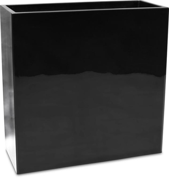 Premium Block Raumteiler - langlebiger Pflanzkübel 40x90x90 cm schwarz günstig online kaufen