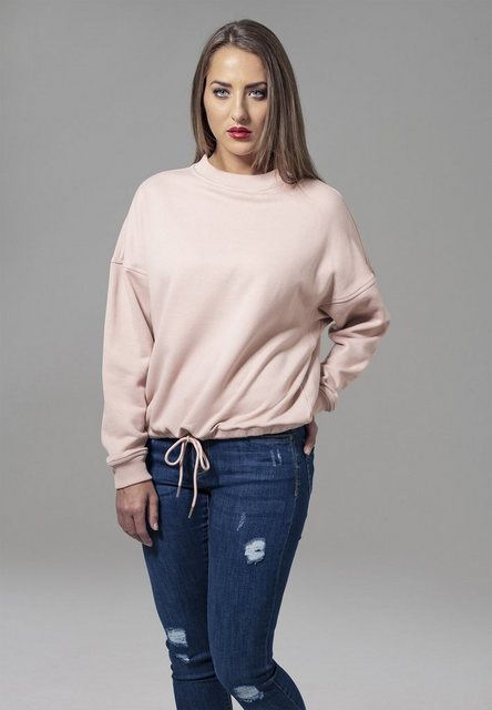 URBAN CLASSICS Sweater Damen Ladies Oversized Crew (1-tlg) günstig online kaufen