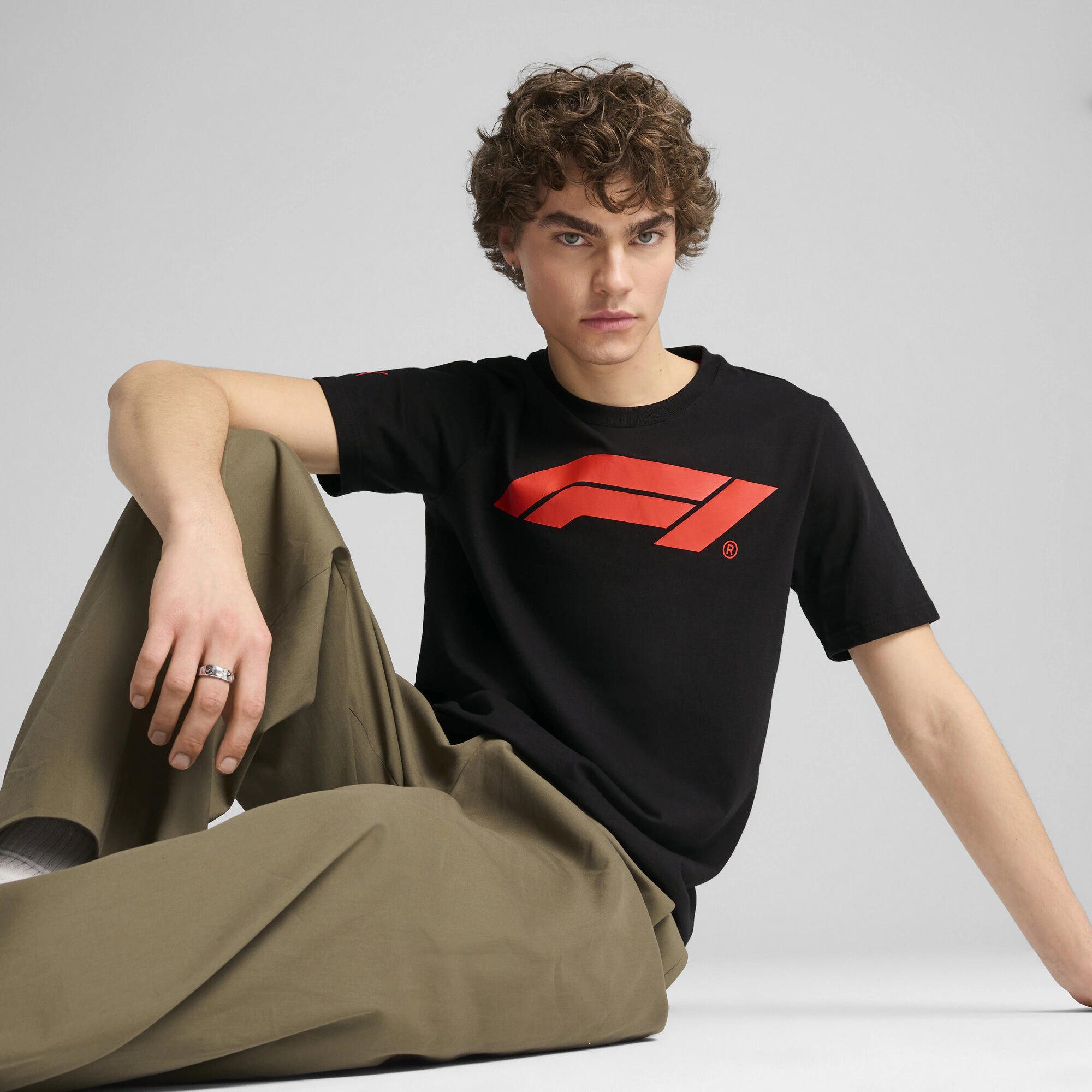 PUMA T-Shirt "F1 Essentials Logo T-Shirt Herren" günstig online kaufen