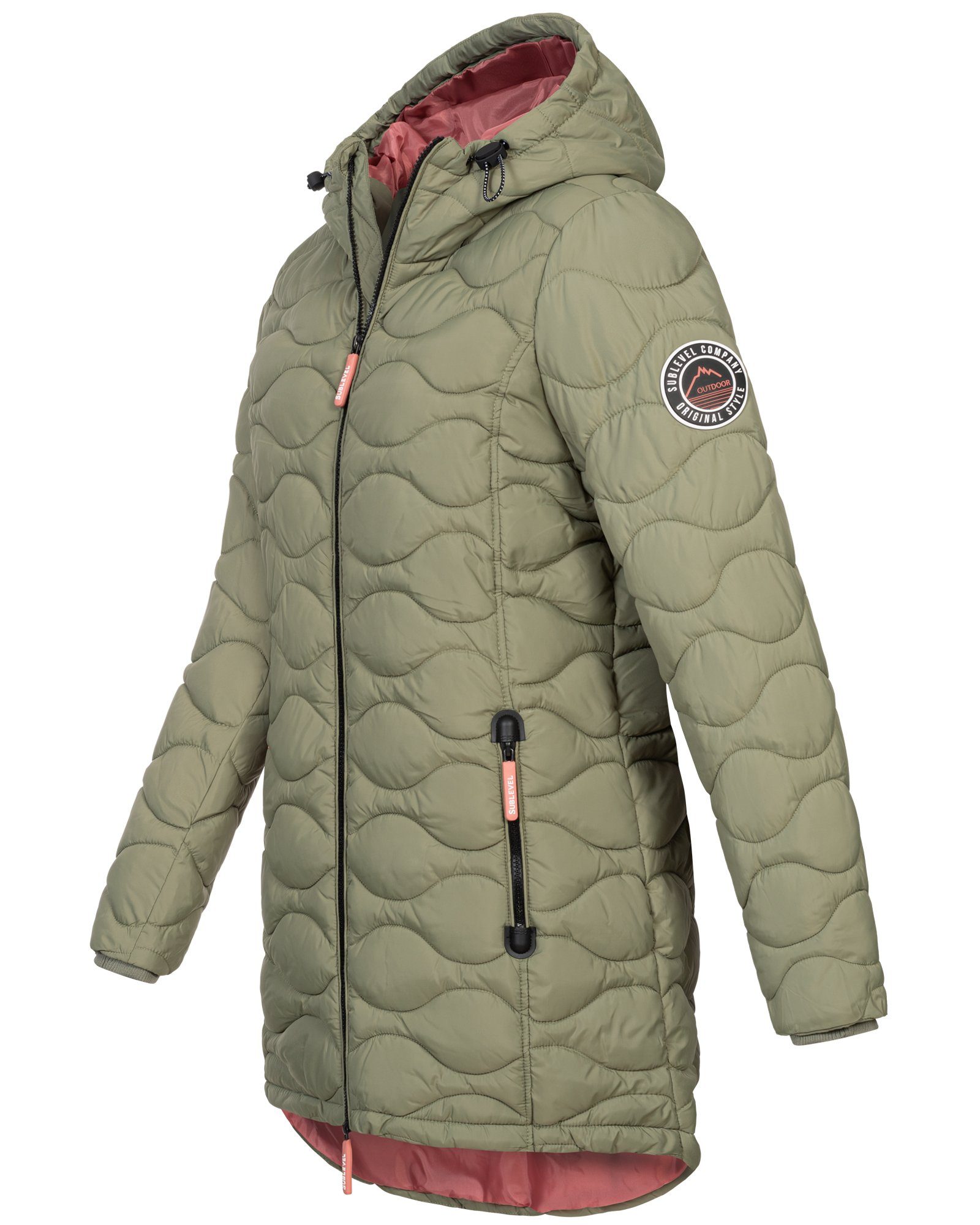 SUBLEVEL Steppjacke Damen Winter Jacke Mantel günstig online kaufen