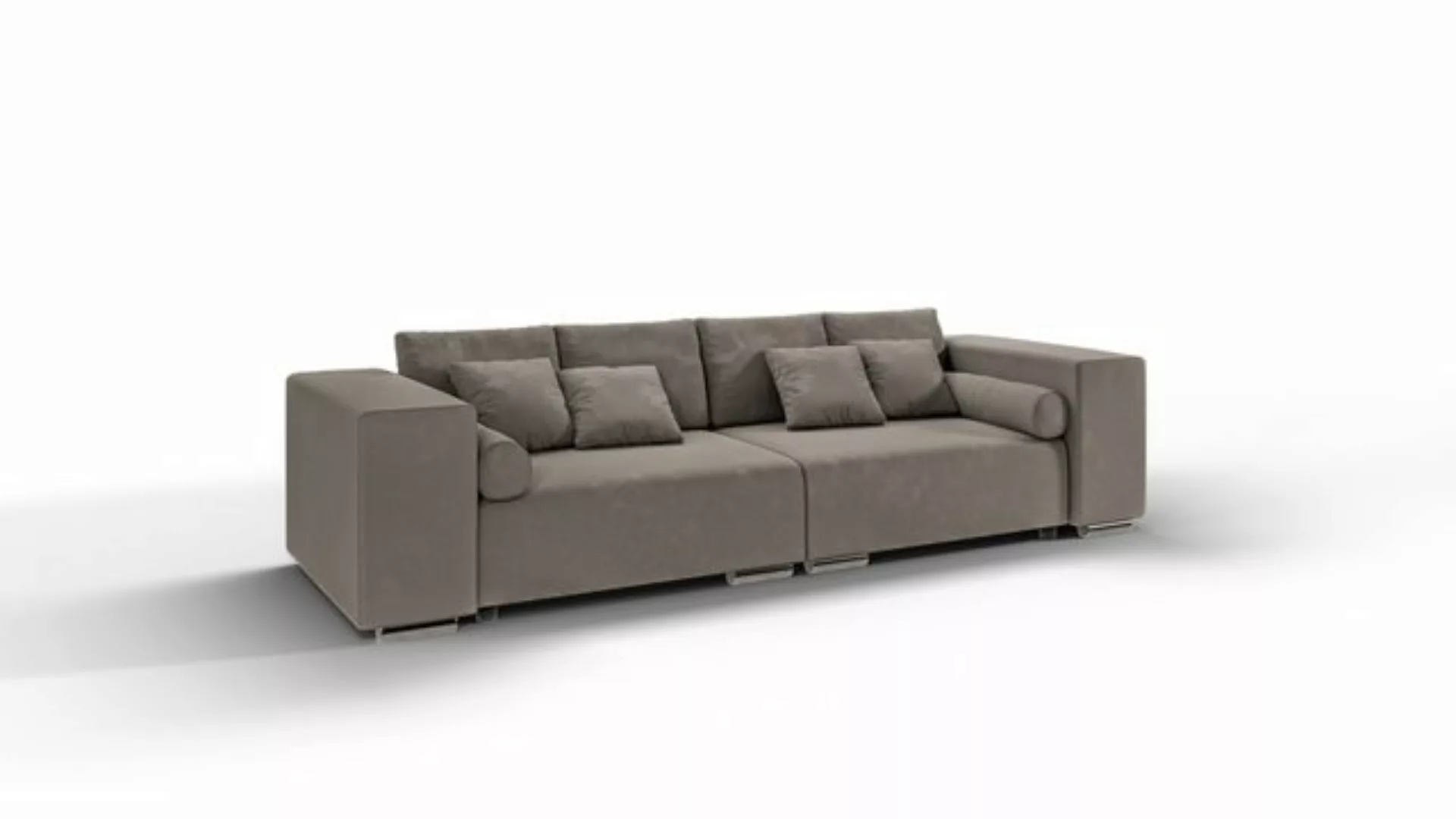 S-Style Möbel Big-Sofa Cork 5-Sitzer mit Schlaffunktion, mit Wellenfederung günstig online kaufen