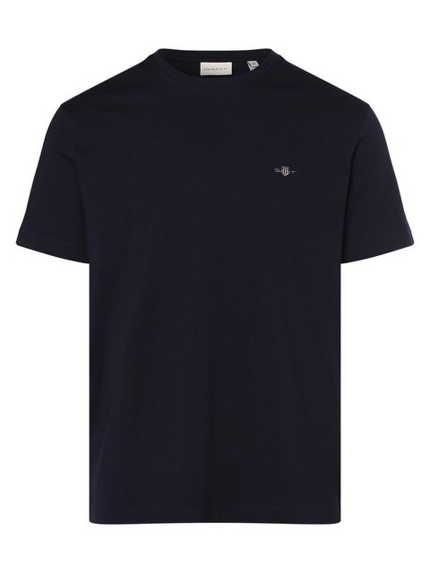 Gant T-Shirt SLIM SHIELD V-NECK T-SHIRT mit einer kleinen Logostickerei auf günstig online kaufen