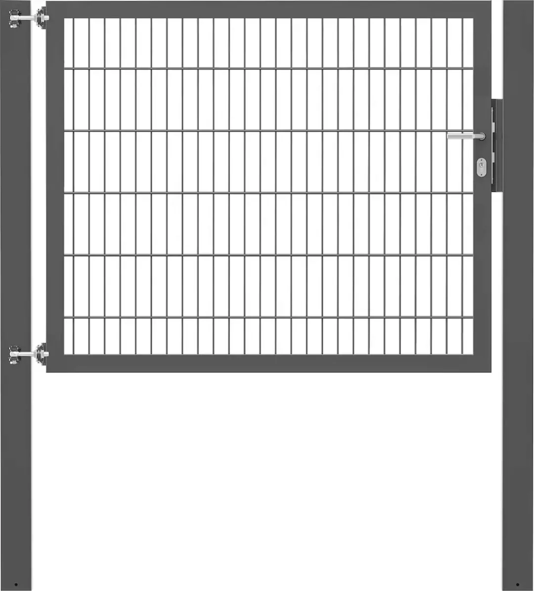 Einzeltor Flexo Plus 150 cm x 120 cm Pfosten 100 cm x 100 cm Anthrazit günstig online kaufen