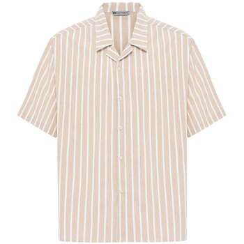 Dandalo  Hemdbluse Job Relaxed Fit Lapel Collar Striped Shirt günstig online kaufen