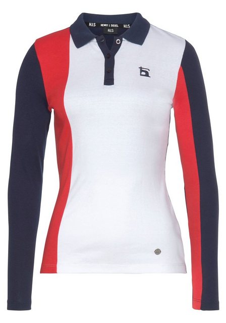 H.I.S Langarm-Poloshirt RUGBY SHIRT mit COLOR-BLOCK - NEUE KOLLEKTION günstig online kaufen