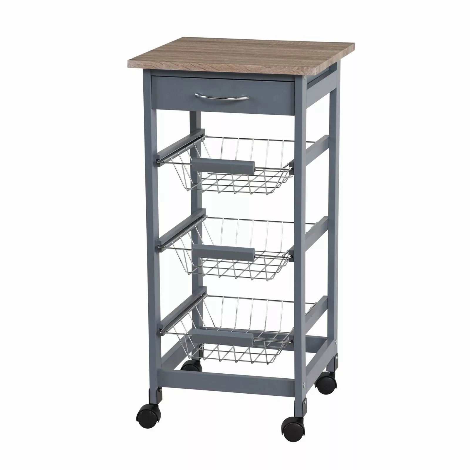 HTI-Living Küchenregal Küchenwagen Küchenregal mit Metallkörben, günstig online kaufen