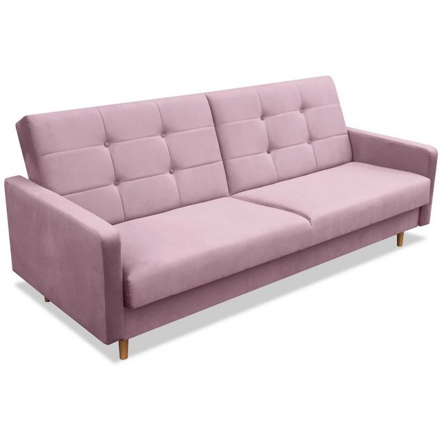 Beautysofa Sofa CARMEN, mit Schlaffunktion, B:214/H:90/T:86cm, große Auswah günstig online kaufen