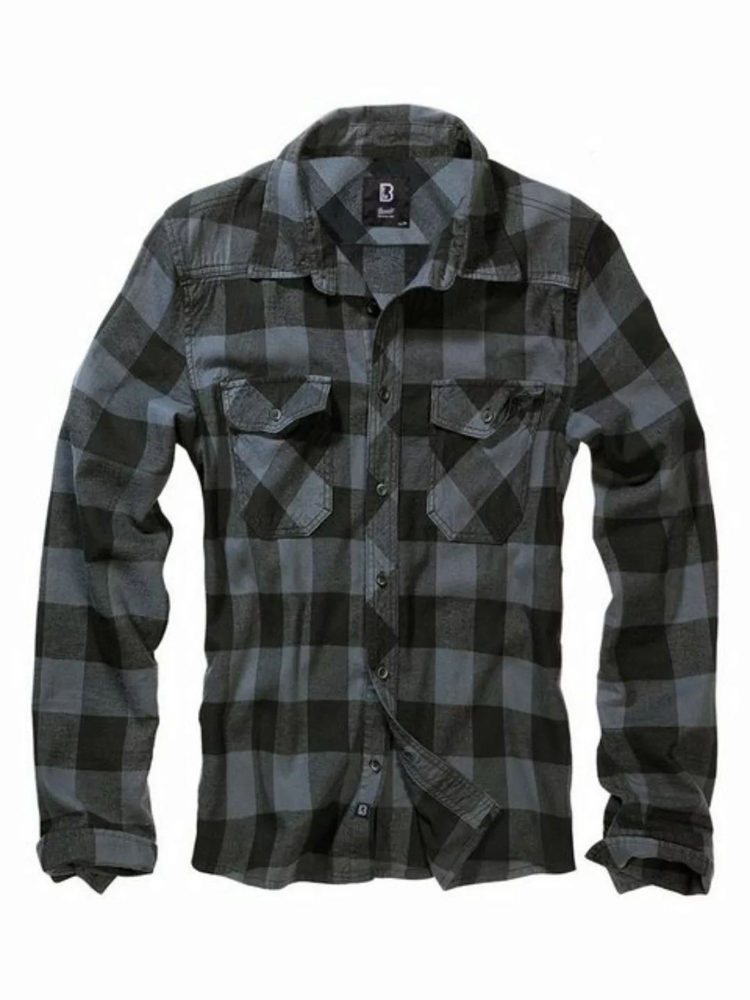 Brandit Langarmhemd "Brandit Herren Checked Shirt", (1 tlg.) günstig online kaufen