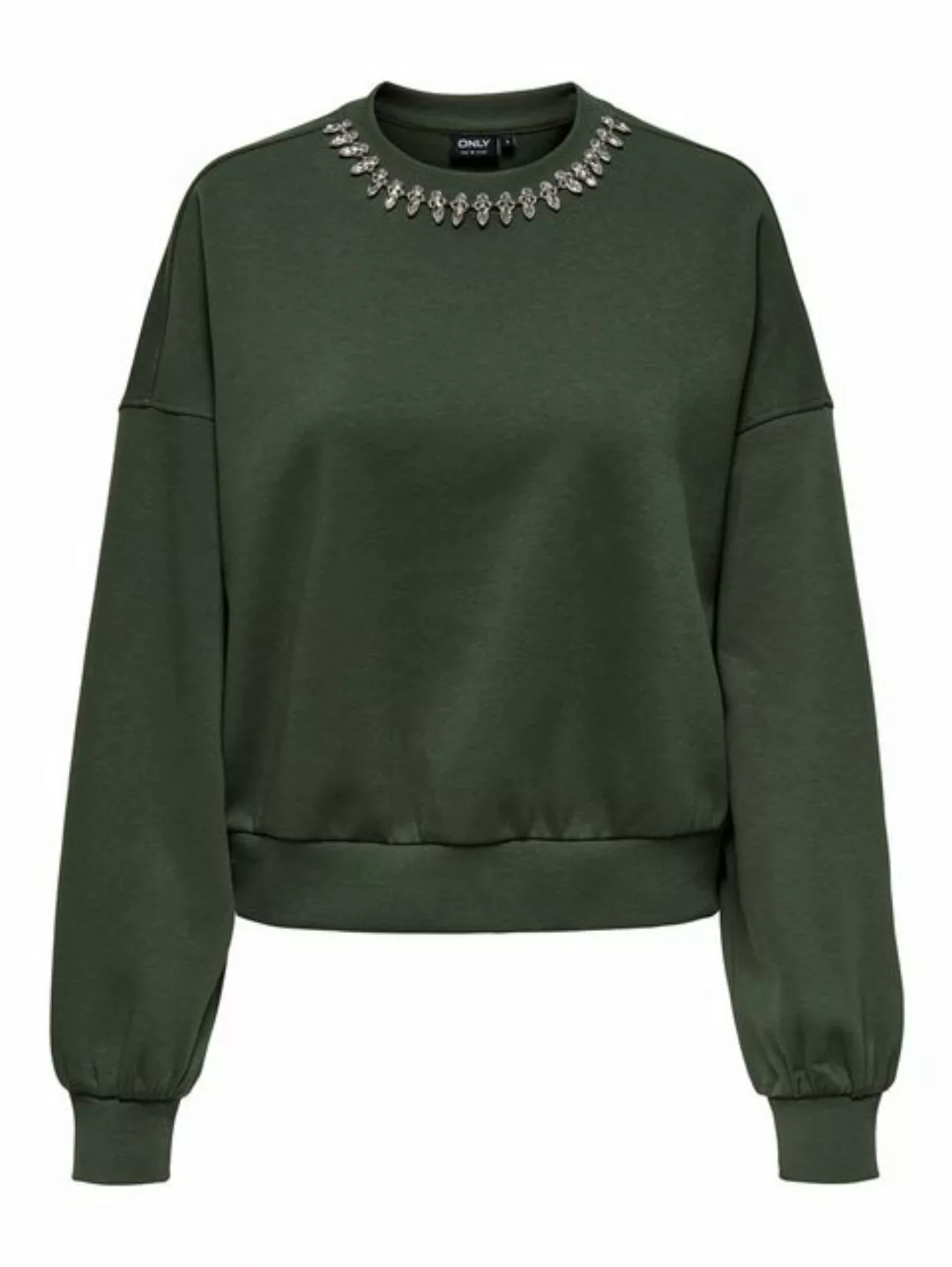 ONLY Sweatshirt ONLKIARA L/S O-NECK EMBELLISHMENT SWT günstig online kaufen