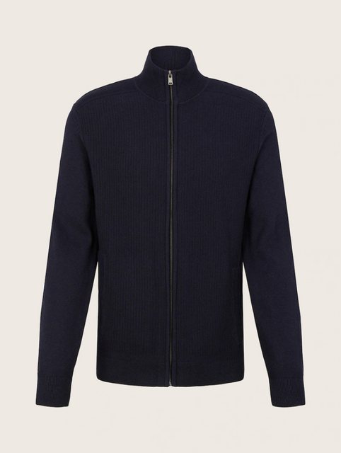 TOM TAILOR Sweatshirt Basic Structured Knit Jacket (1-tlg) günstig online kaufen