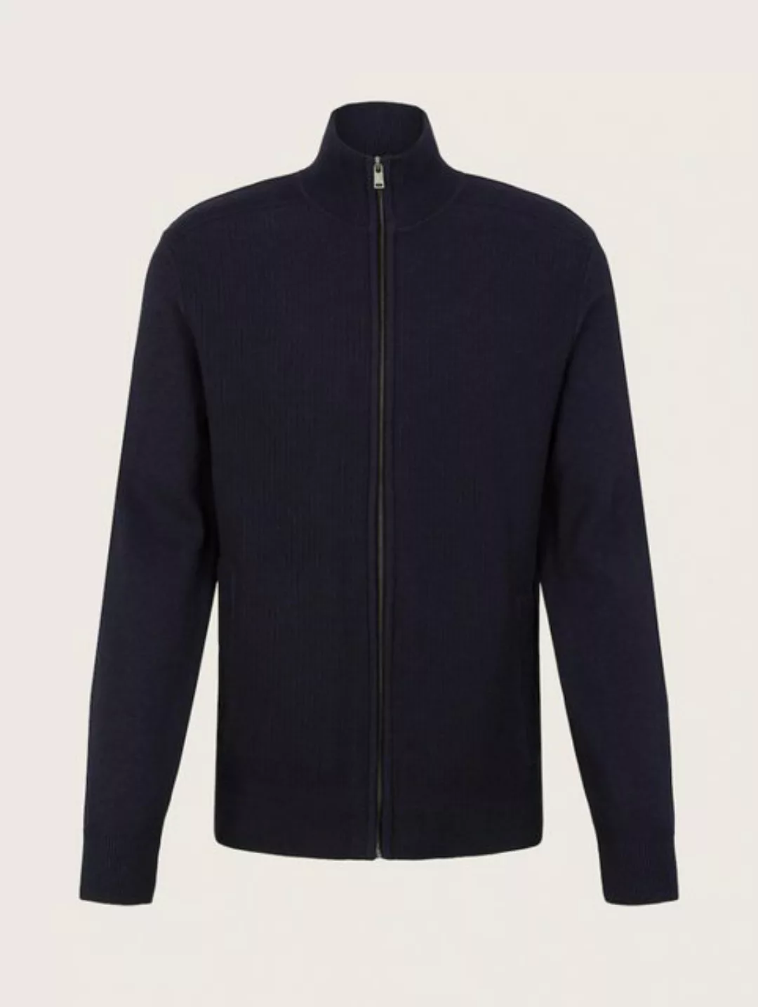 TOM TAILOR Sweatshirt Basic Structured Knit Jacket (1-tlg) günstig online kaufen