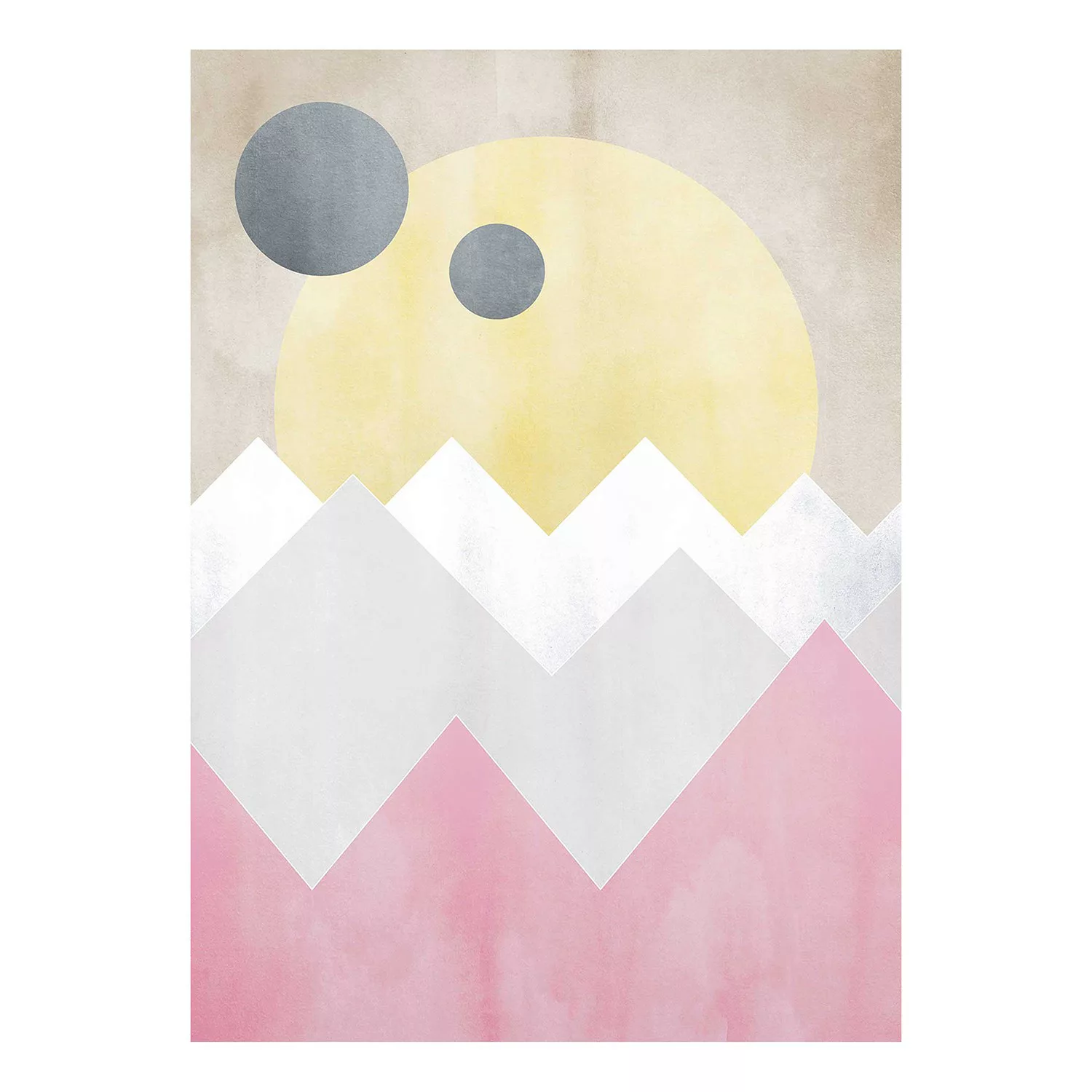 KOMAR Wandbild - Sunrise Gentle - Größe: 50 x 70 cm mehrfarbig Gr. one size günstig online kaufen