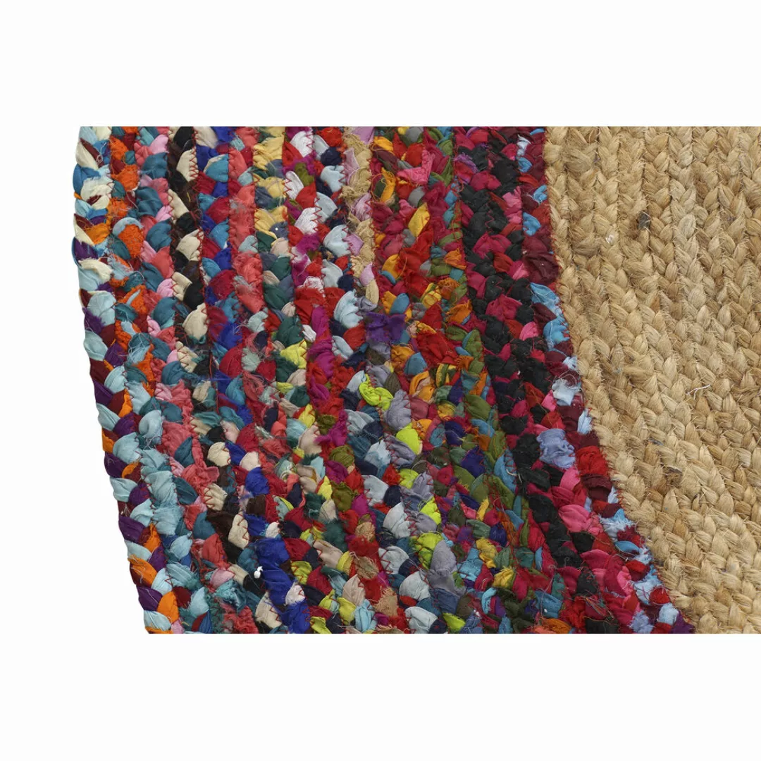 Teppich Dkd Home Decor Polyester Baumwolle Bunt Jute (160 X 160 X 0,7 Cm) günstig online kaufen