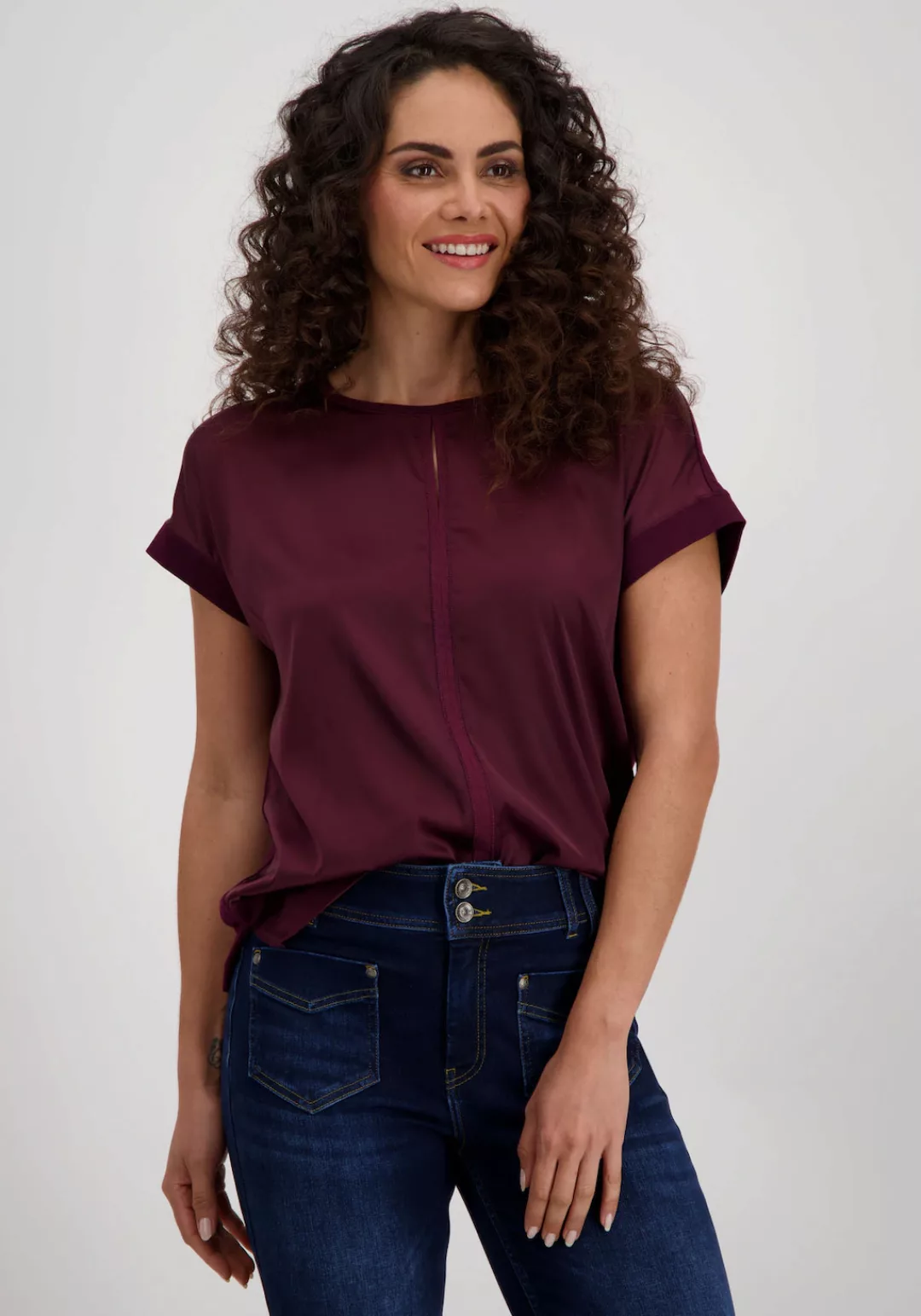 Monari Schlupfbluse mit Cut-Out günstig online kaufen