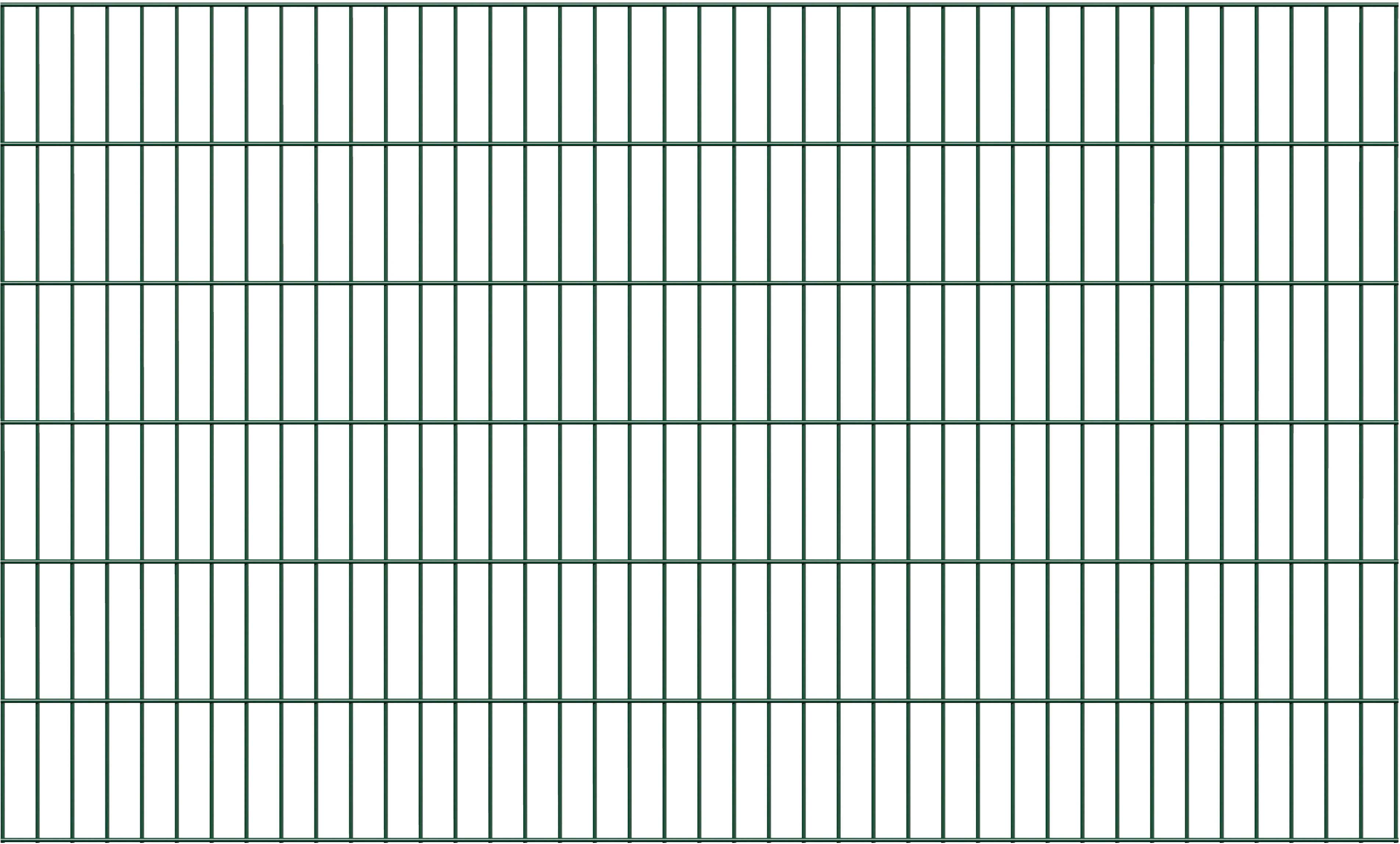 Alberts Doppelstabmattenzaun "Doppelstab-Gittermatte 6/5/6", LxH: 200x120 c günstig online kaufen