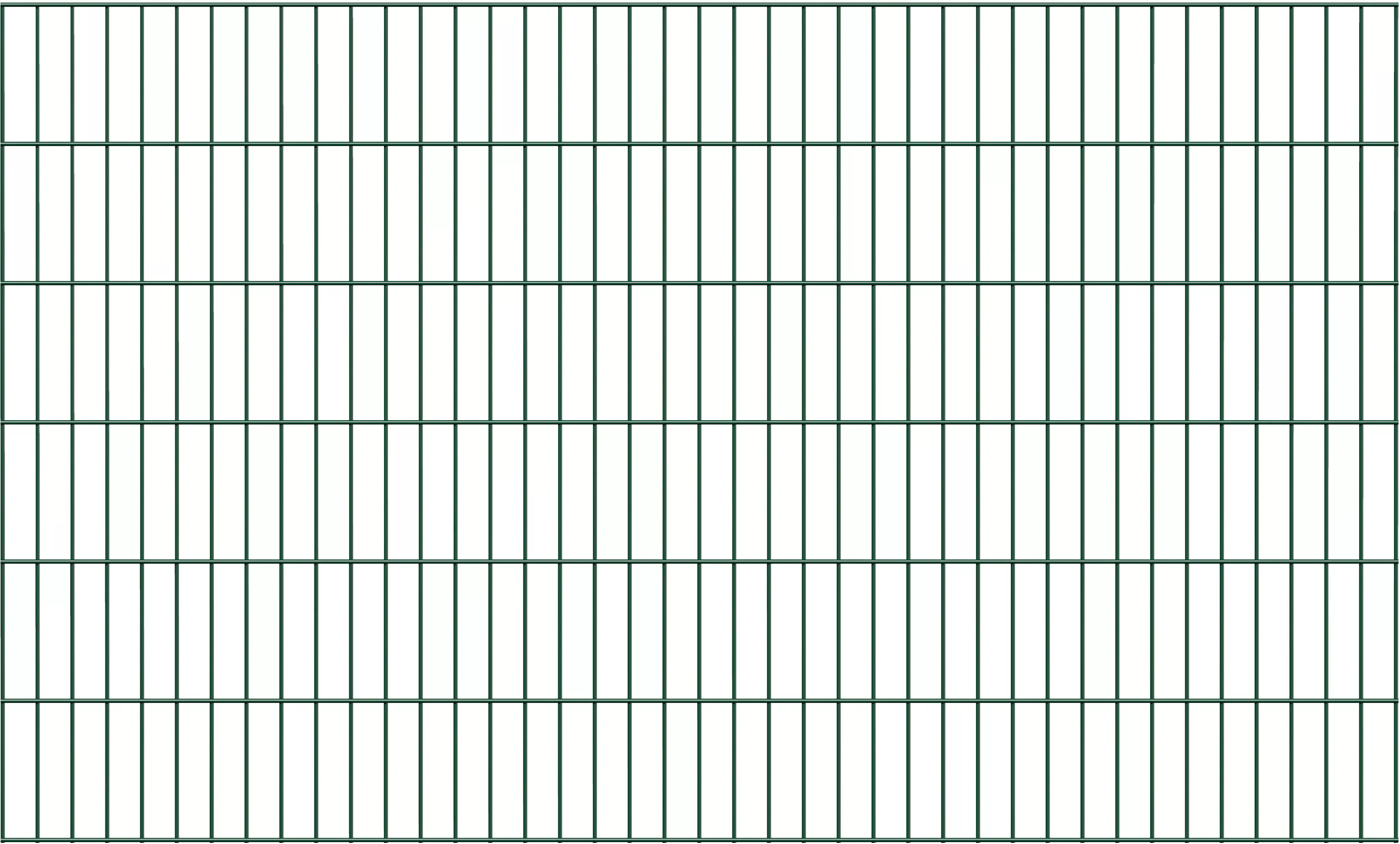 Alberts Doppelstabmattenzaun "Doppelstab-Gittermatte 6/5/6", LxH: 200x120 c günstig online kaufen