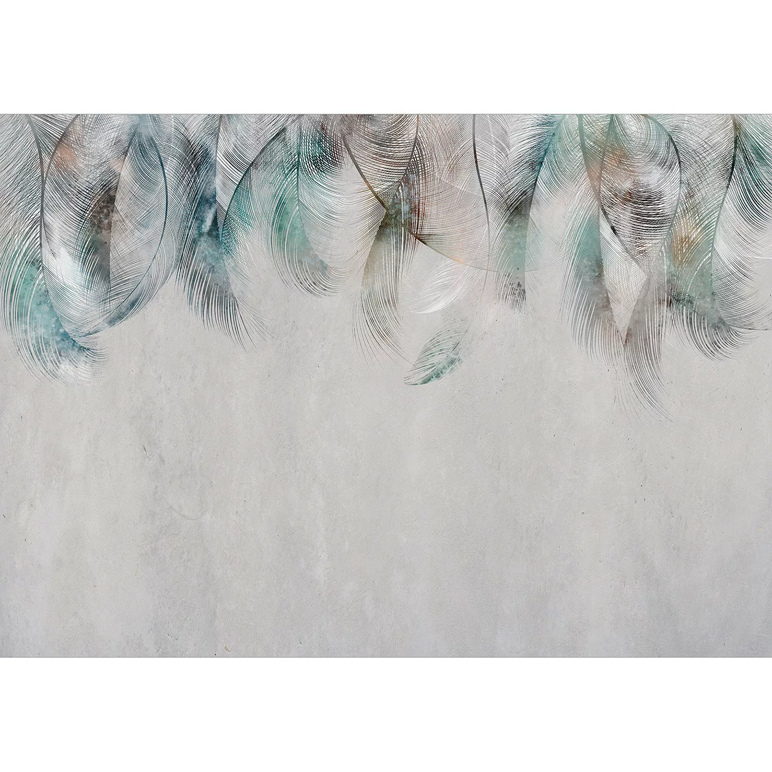 Fototapete - Colourful Feathers günstig online kaufen