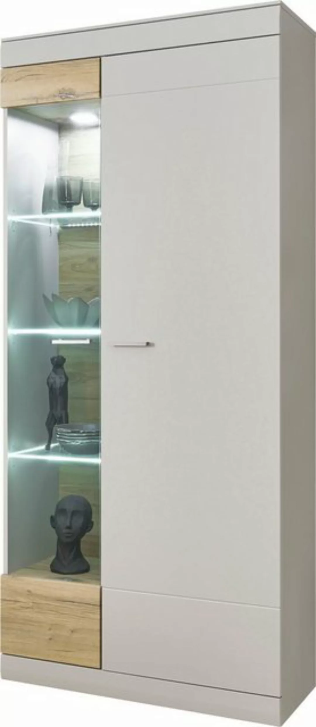 INOSIGN Vitrine SCARA mit Applikation Zinneiche Dekor, Breite 90 cm, mit So günstig online kaufen