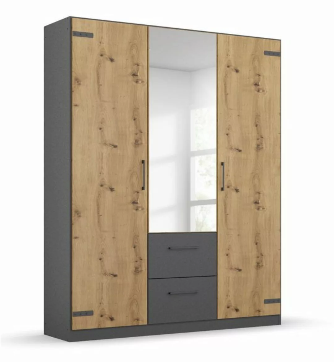 rauch Schrank-Set "Holmes", mit Applikationen "Industrial Style" günstig online kaufen