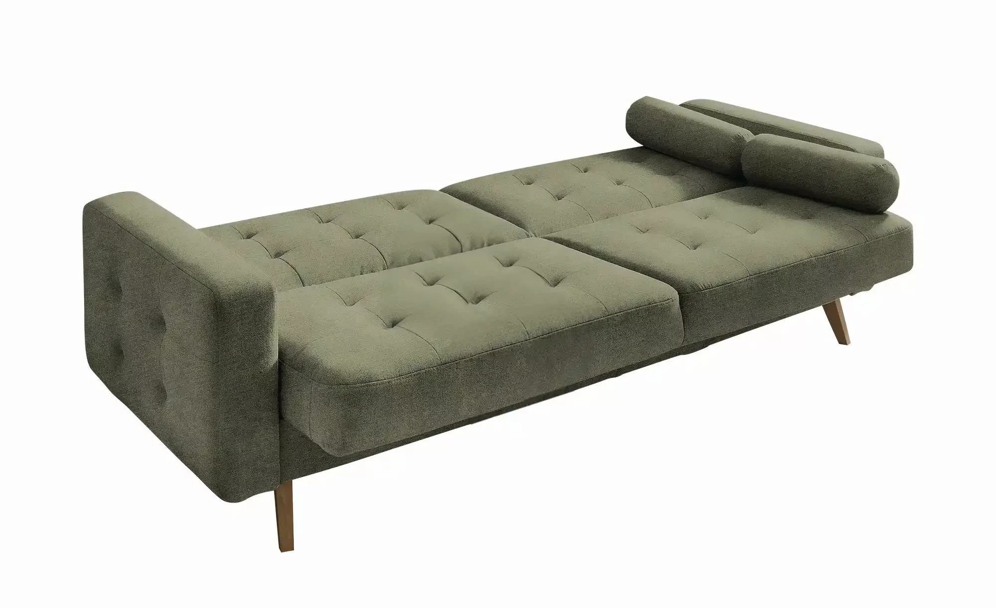 Schlafsofa mit Bettkasten Fjord ¦ grün ¦ Maße (cm): B: 226 H: 88 T: 90.0 Po günstig online kaufen