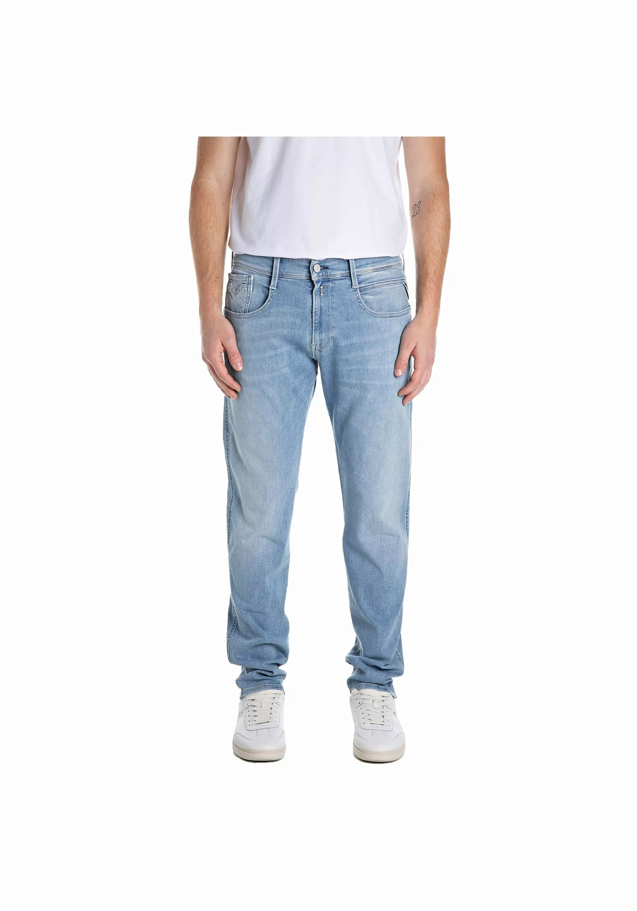 Replay Regular-fit-Jeans "Jeans Hyperflex ANBASS" günstig online kaufen