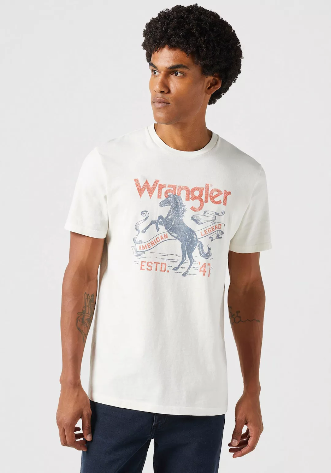 Wrangler T-Shirt "AMERICANA" günstig online kaufen