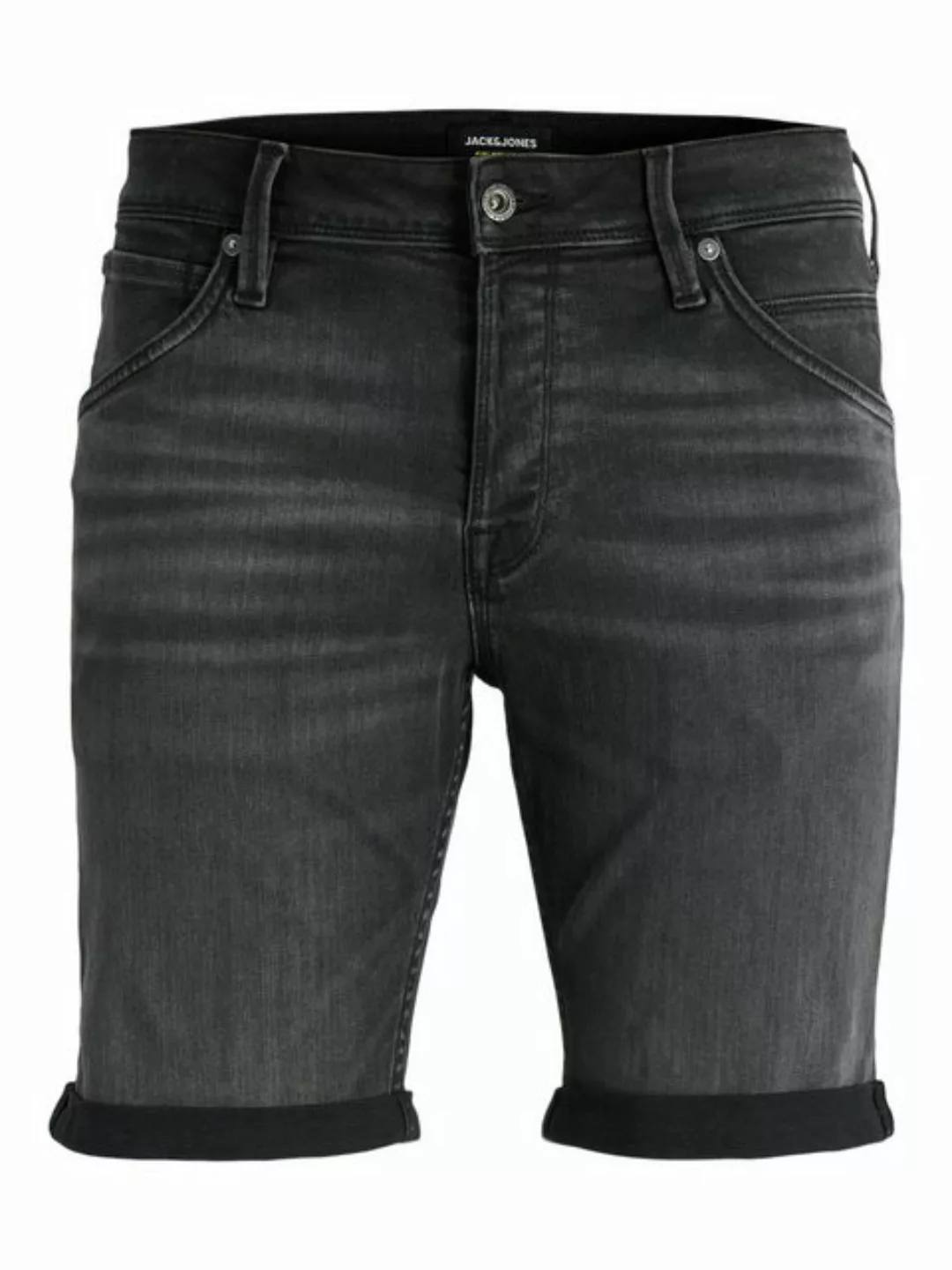 Jack & Jones Jeansshorts Bermuda Jeans Shorts Kurze Denim Hose 7593 in Schw günstig online kaufen