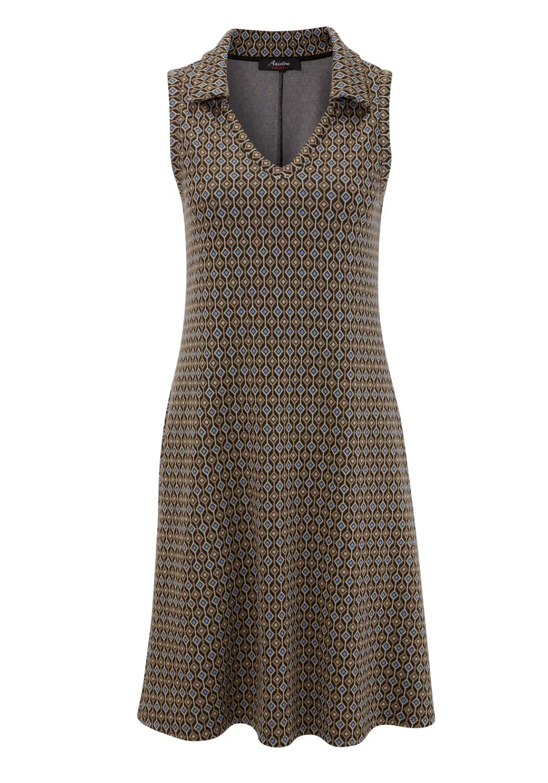 Aniston CASUAL Jerseykleid, im angesagtem Retro-Muster günstig online kaufen