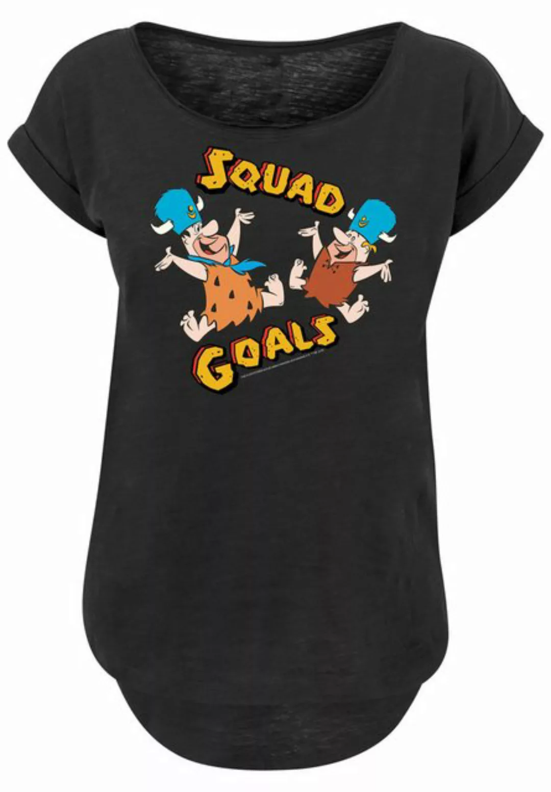 F4NT4STIC T-Shirt "Die Familie Feuerstein Squad Goals", Damen,Premium Merch günstig online kaufen