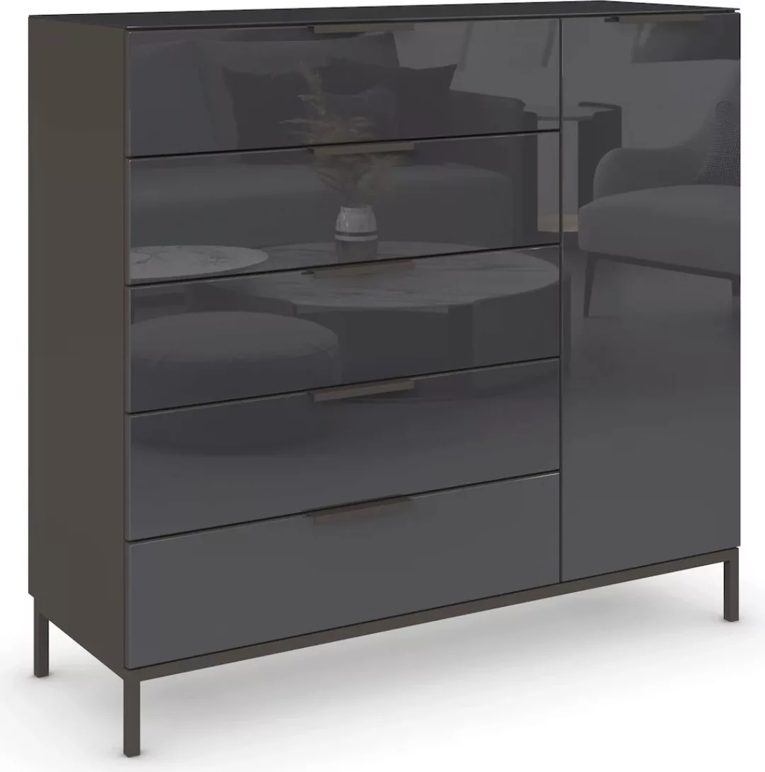 rauch Kombikommode "Kommode Türkommode Sideboard Kombikommode FLIPP mit Gla günstig online kaufen