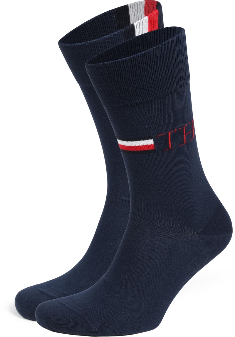 Tommy Hilfiger Socken 2 Paare Iconic Stripe - Größe 39-42 günstig online kaufen