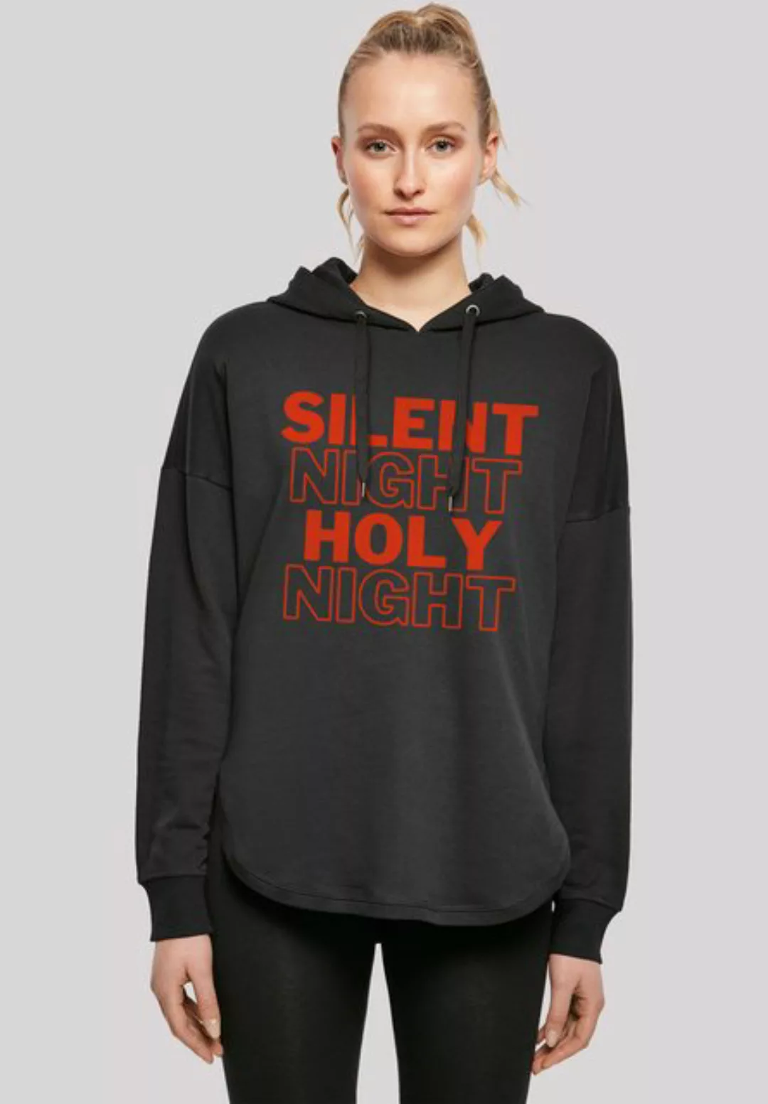 F4NT4STIC Kapuzenpullover Silent Night Holy Night Weihnachten Print günstig online kaufen