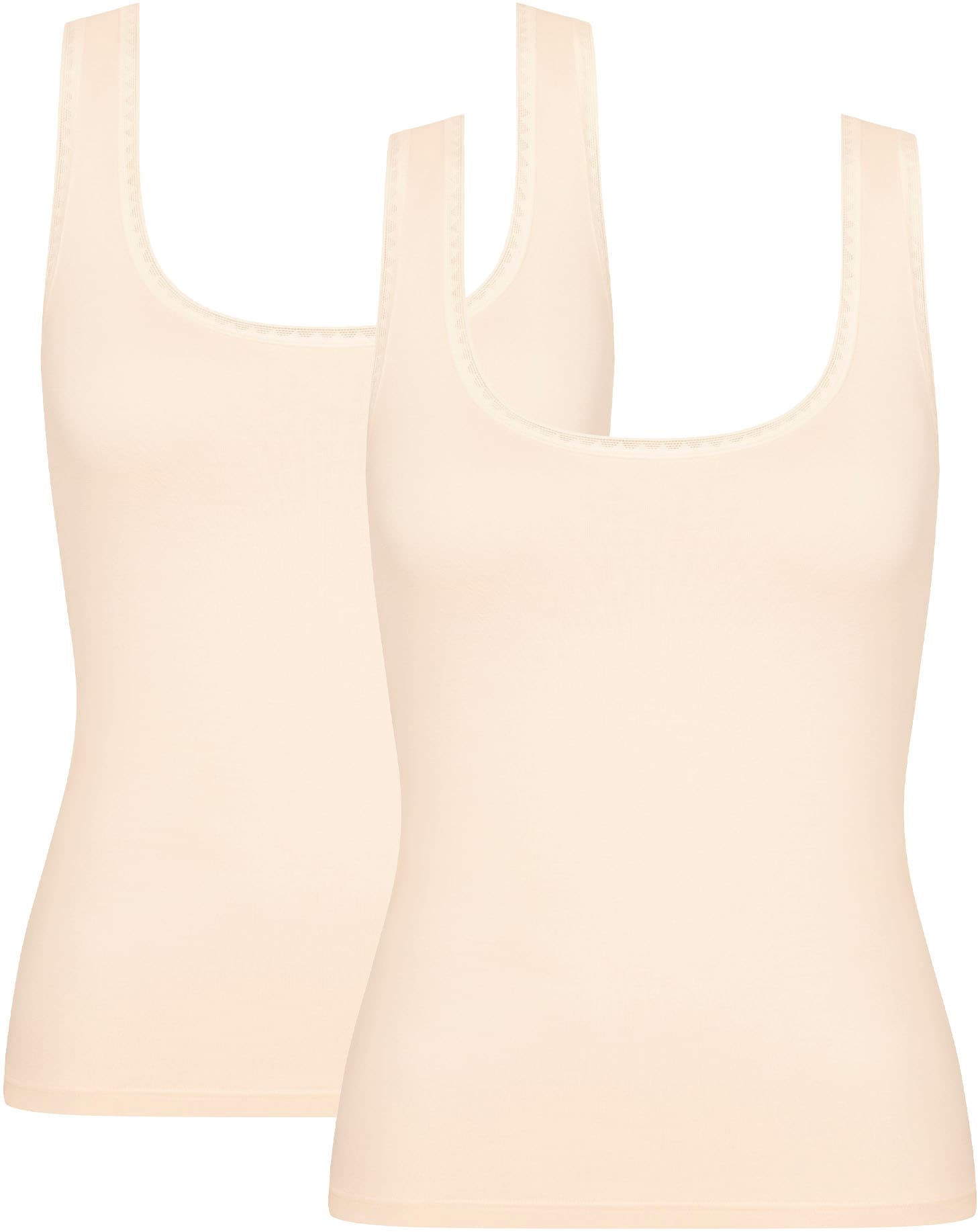 sloggi Unterhemd "GO Tank Top C2P", (2er Pack), zarte Spitzendetails günstig online kaufen