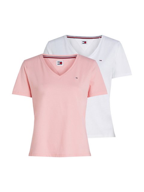 Tommy Jeans V-Shirt TJW 2PACK SLIM SOFT V NECK TEE (Packung, 2-tlg., 2er-Pa günstig online kaufen