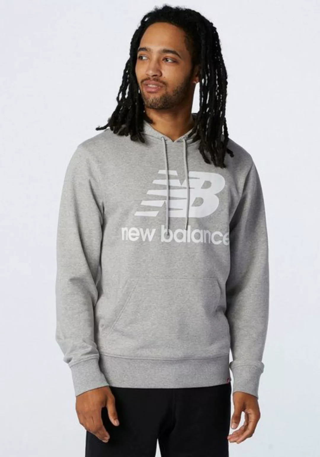 New Balance Kapuzensweatshirt NB ESSENTIALS STACKED LOGO FLEECE HOODIE günstig online kaufen