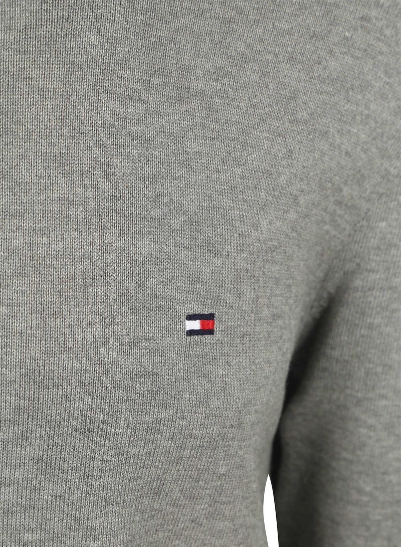 Tommy Hilfiger Pullover Essential Grau - Größe S günstig online kaufen