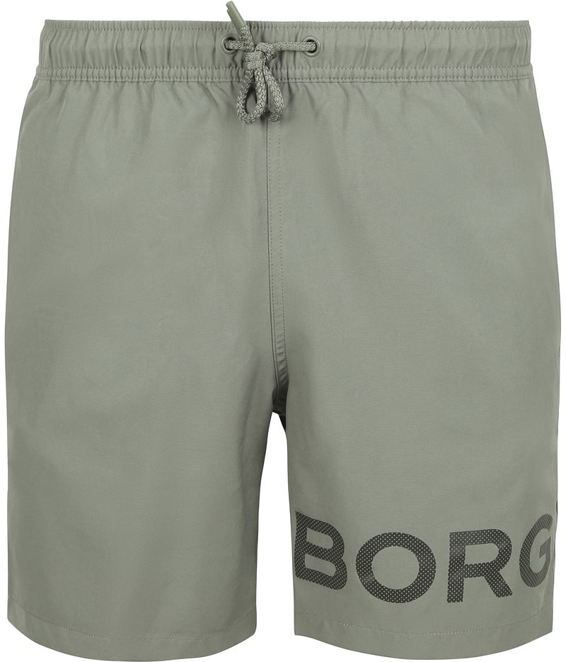 Bjorn Borg Badeshorts Logo Agave Grün - Größe XL günstig online kaufen