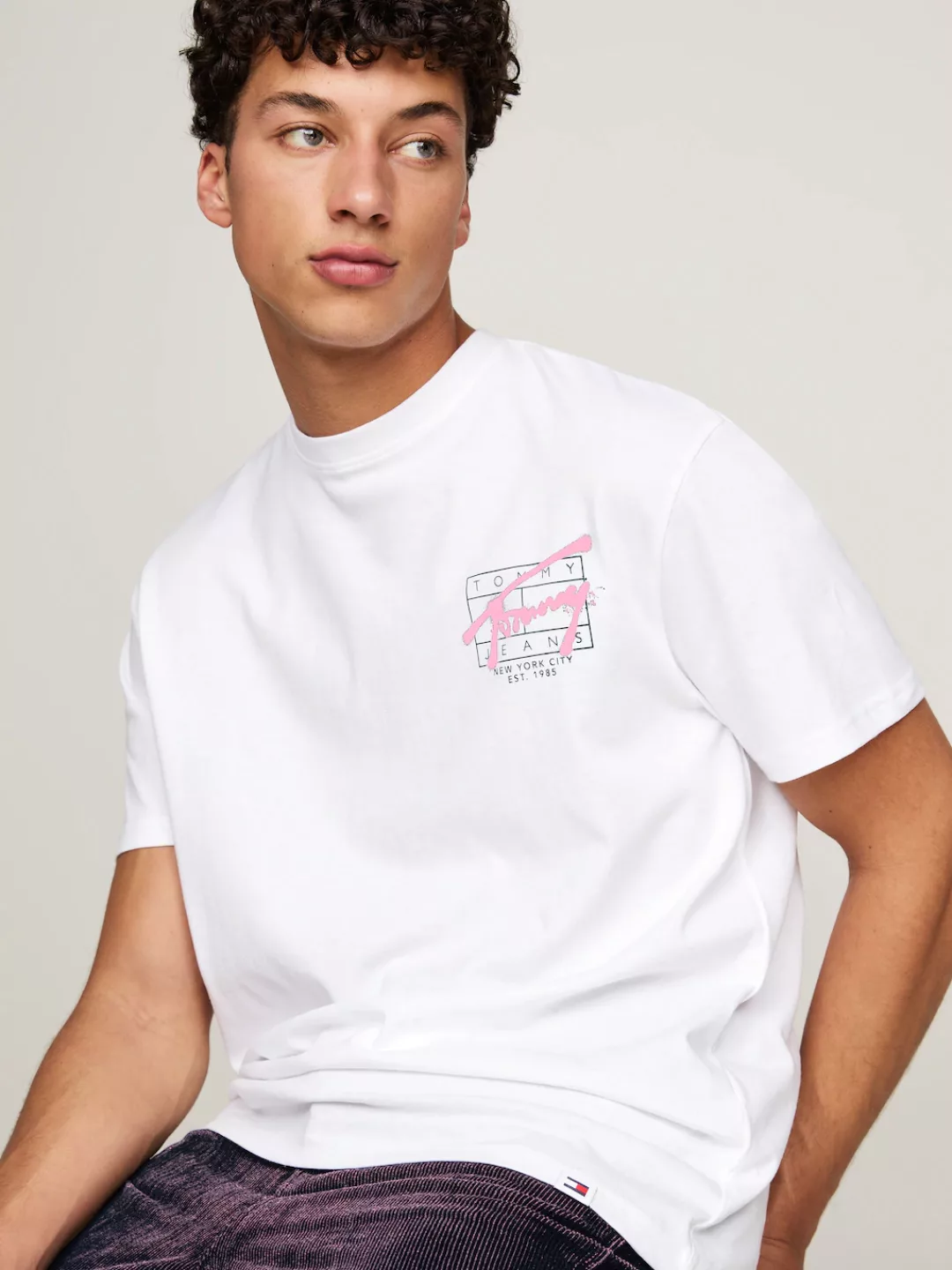 Tommy Jeans Plus T-Shirt TJM REG SPRAY TEE SS EXT Große Größen, mit großem günstig online kaufen