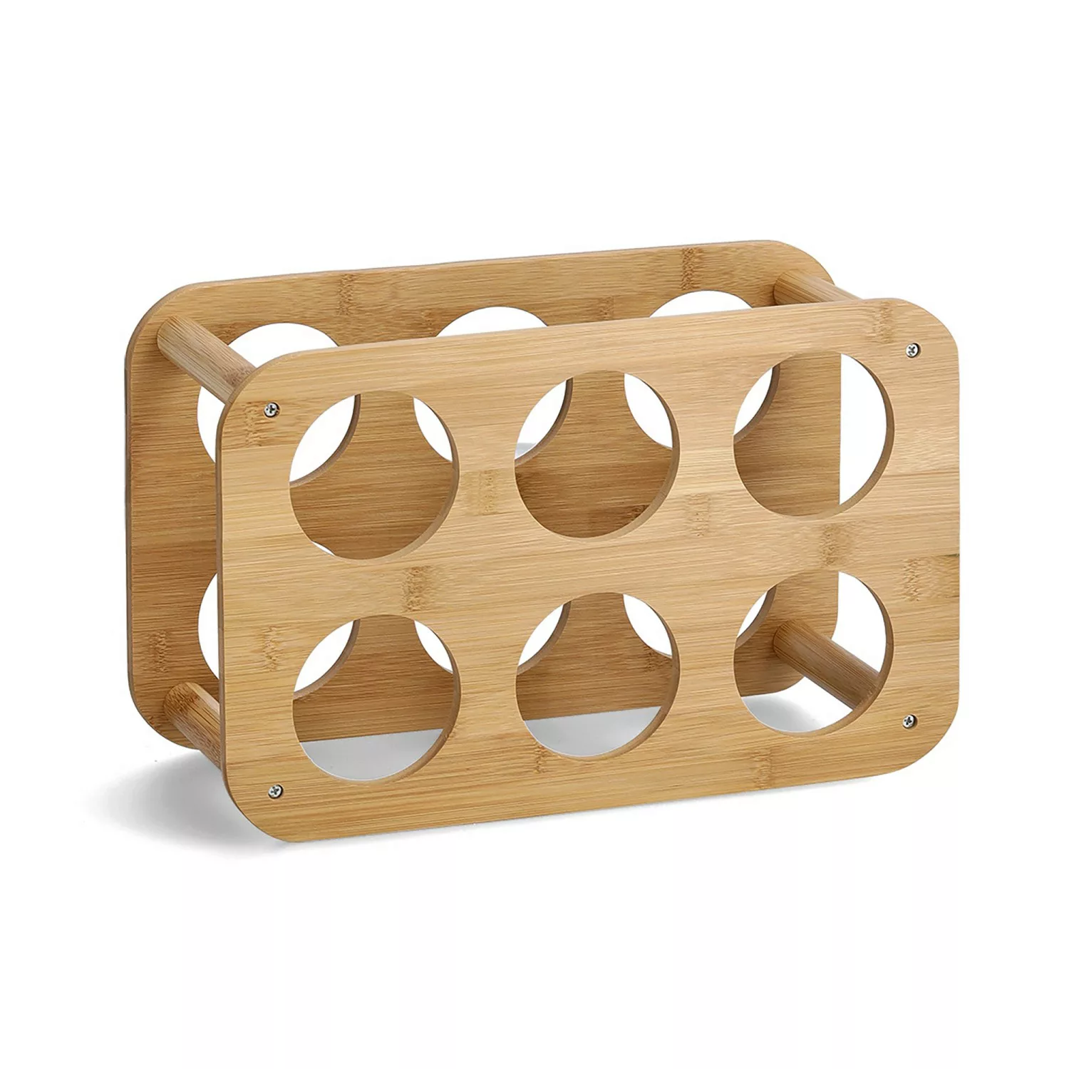 Zeller Weinregal Bambus für 6 Flaschen 16 cm x 24 cm x 38 cm Natur günstig online kaufen