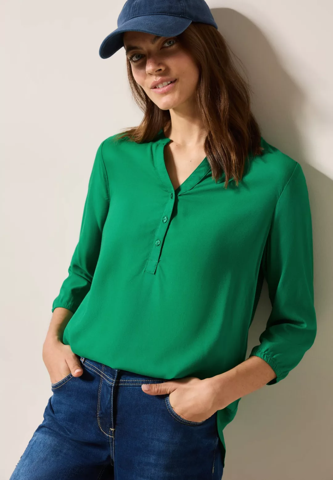 Cecil Klassische Bluse, mit 3/4 Ärmeln günstig online kaufen