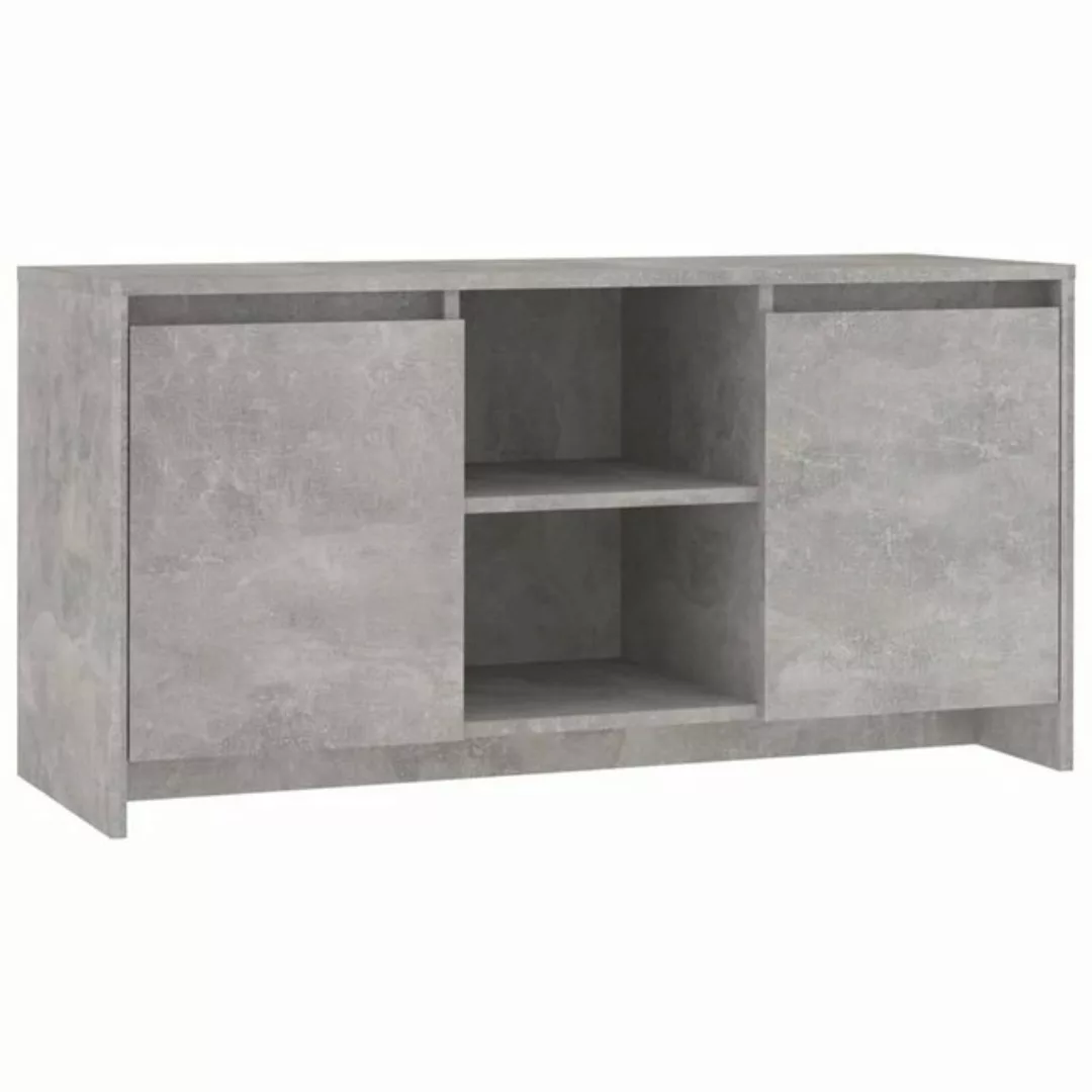 furnicato TV-Schrank Betongrau 102x37,5x52,5 cm Holzwerkstoff (1-St) günstig online kaufen