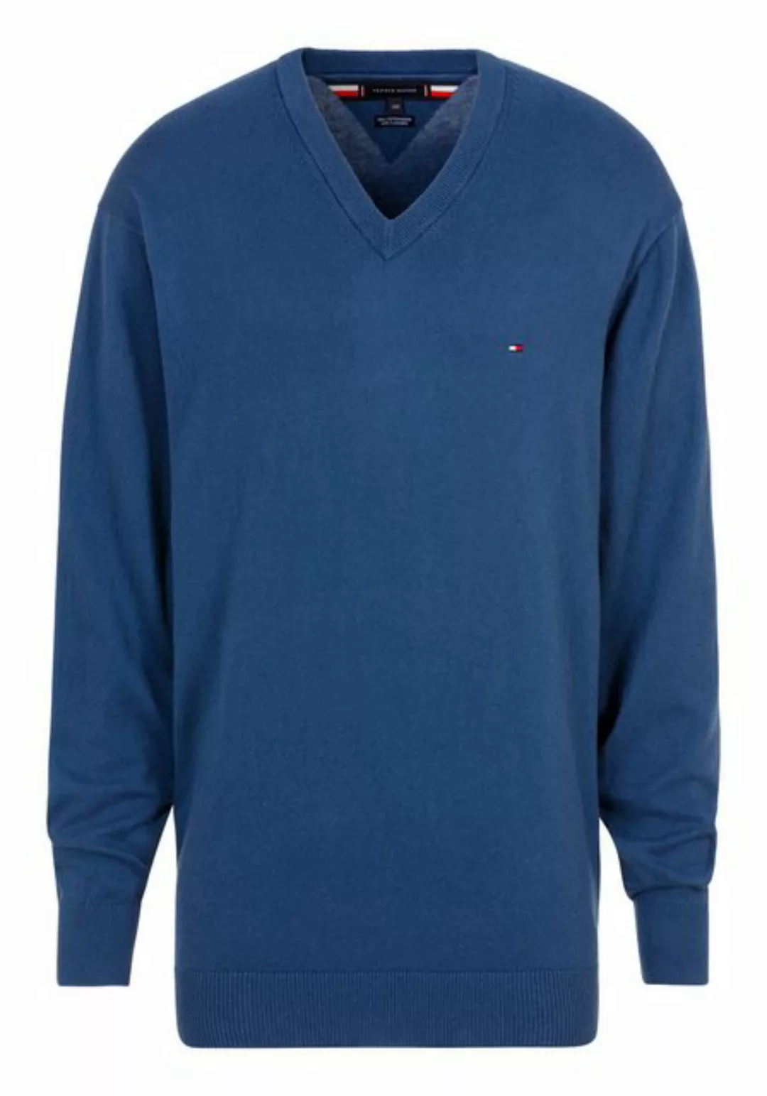 Tommy Hilfiger Big & Tall Strickpullover BT-PIMA ORG CTN CASHMERE VNCK-B in günstig online kaufen