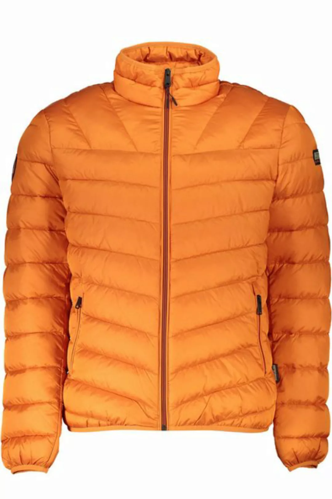 Napapijri Outdoorjacke Herrenjacke Orange mit Taschen & Reißverschluss – St günstig online kaufen