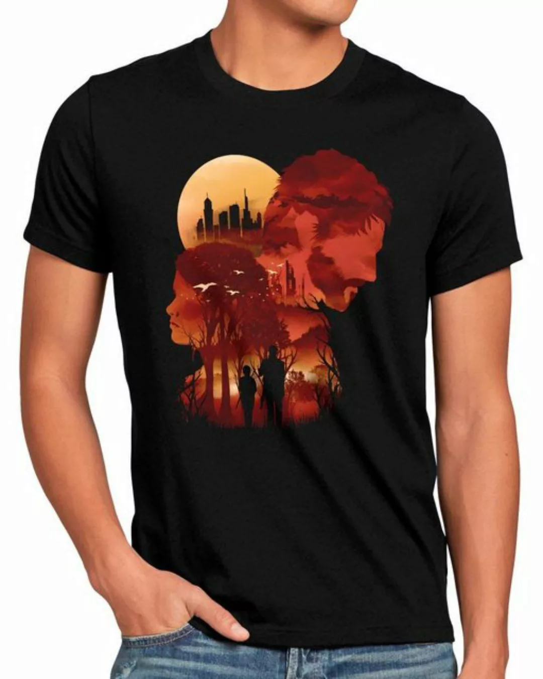 style3 T-Shirt Sunset Cure the last of us tv videospiel ps4 ps5 günstig online kaufen