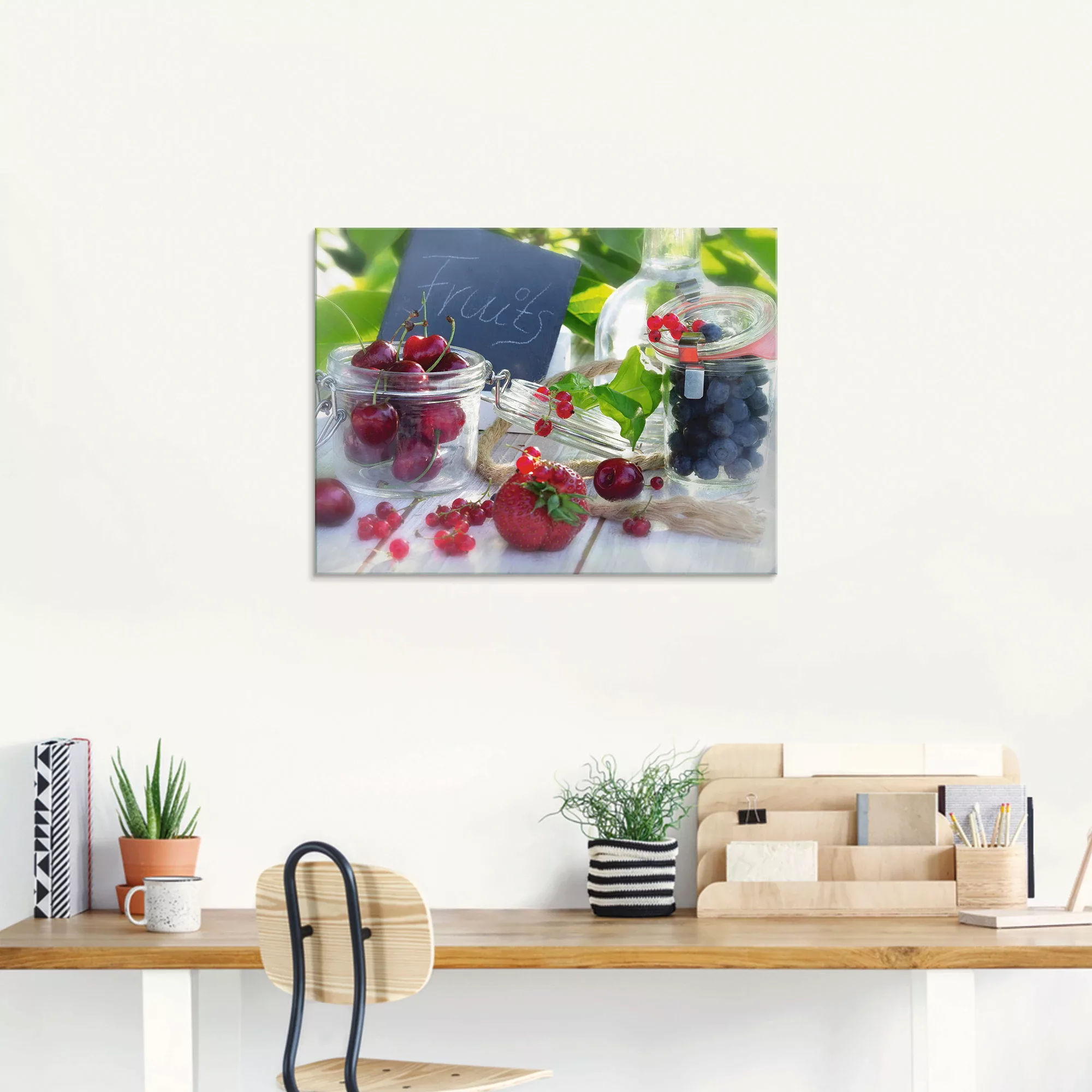 Artland Glasbild "Frischer Früchte Sommer", Lebensmittel, (1 St.), in versc günstig online kaufen
