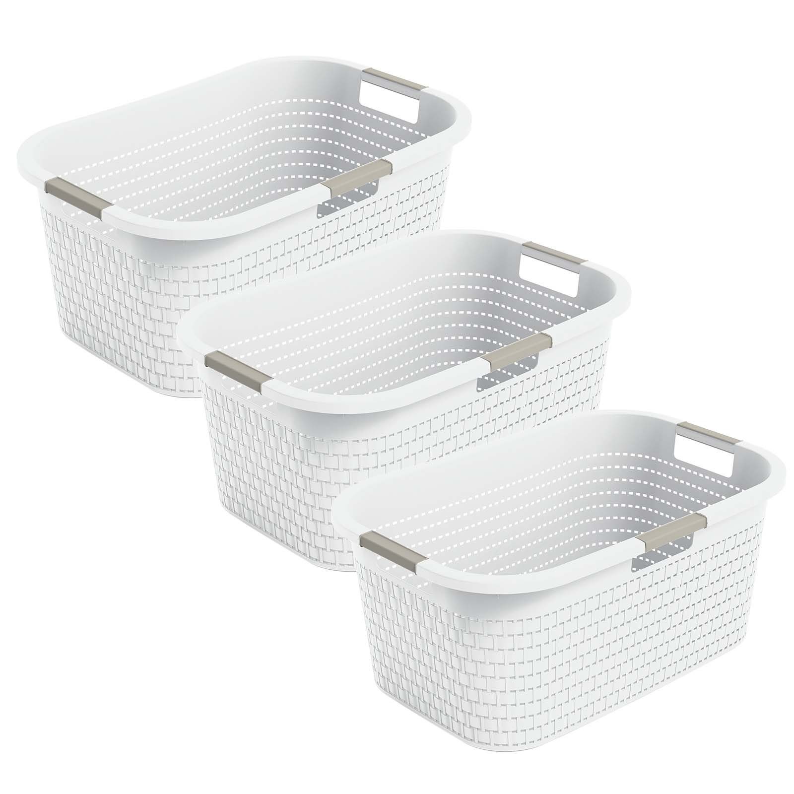 ROTHO Wäschekorb 3er-Set Wäschebox 40L COUNTRY, günstig online kaufen