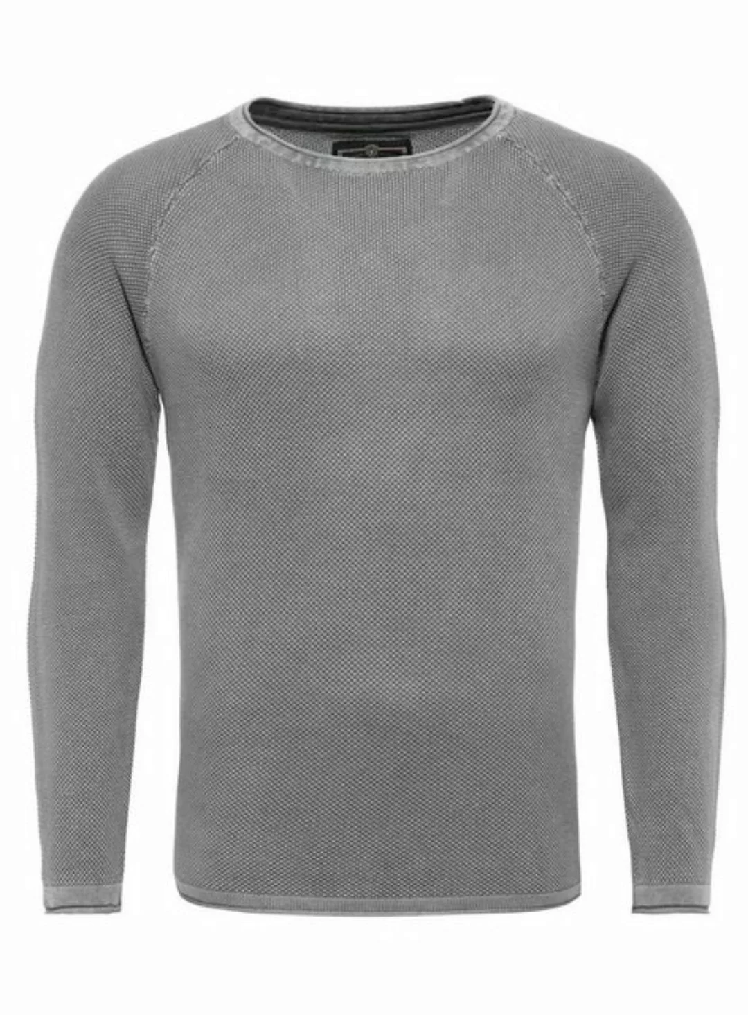 Key Largo Strickpullover für Herren Thomas Feinstrick körperbetont FMST0004 günstig online kaufen