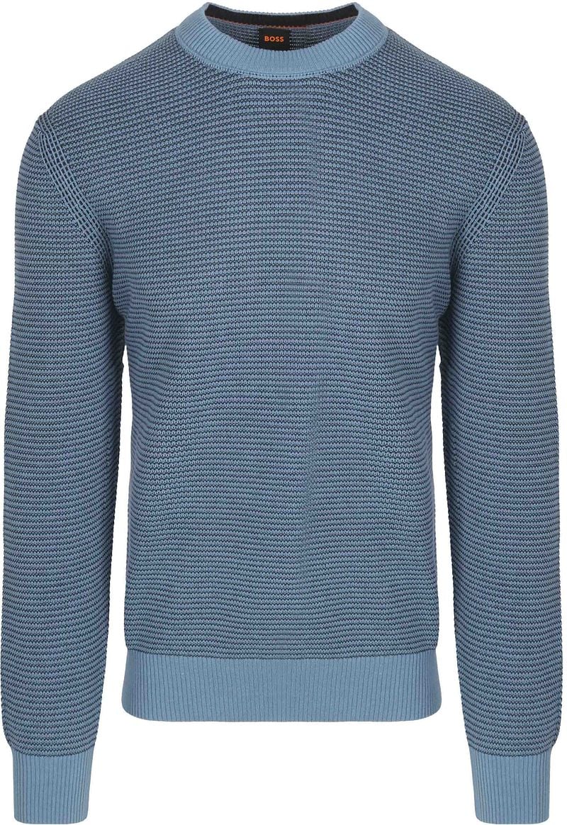 BOSS Pullover Amercury Blau - Größe XL günstig online kaufen