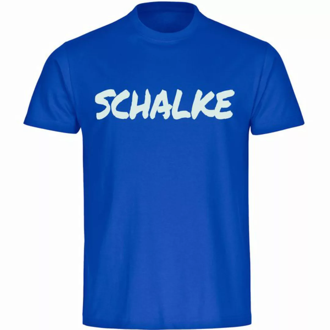 multifanshop T-Shirt Herren Schalke - Textmarker - Männer günstig online kaufen